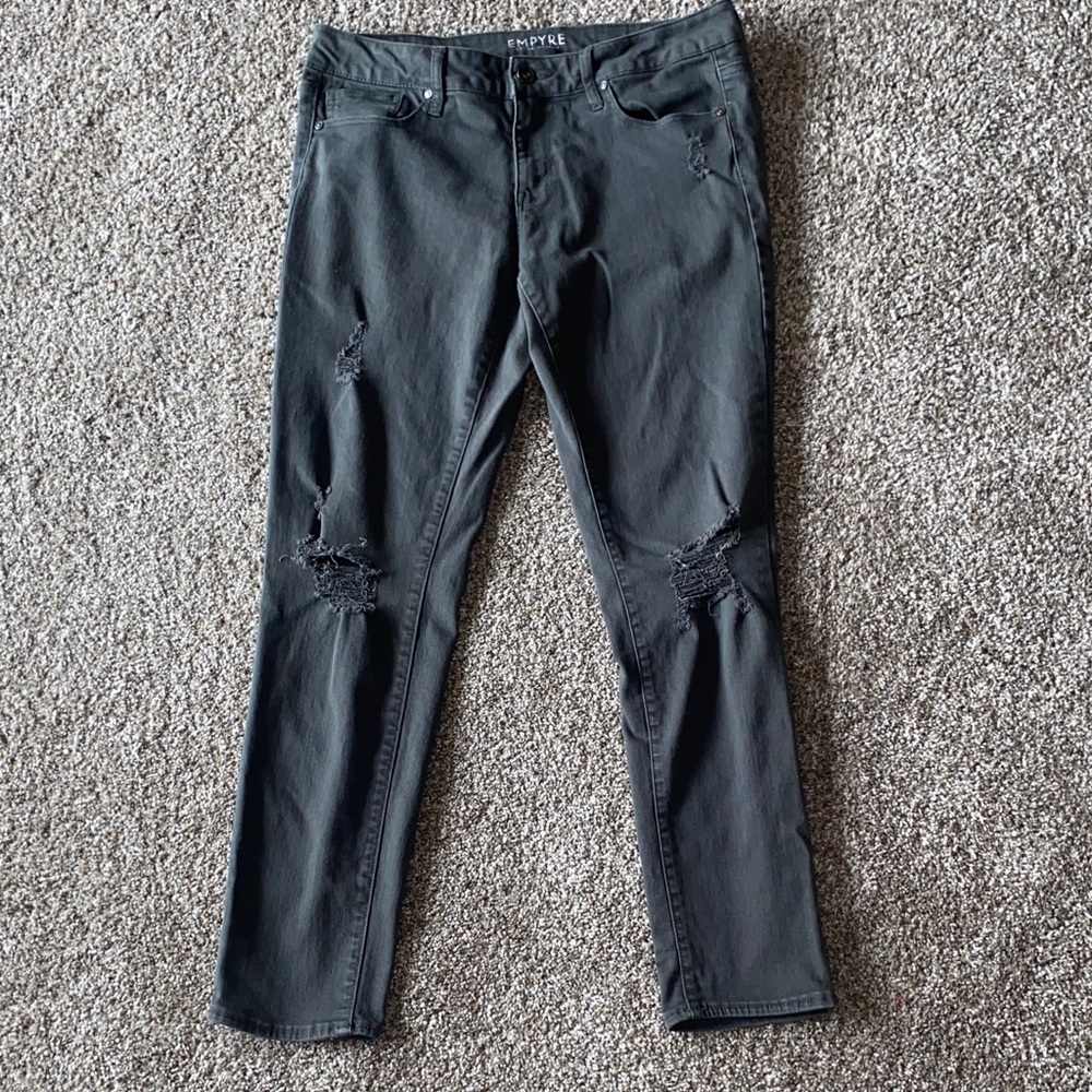 Empyre Women's Olive Skinny Jeans F